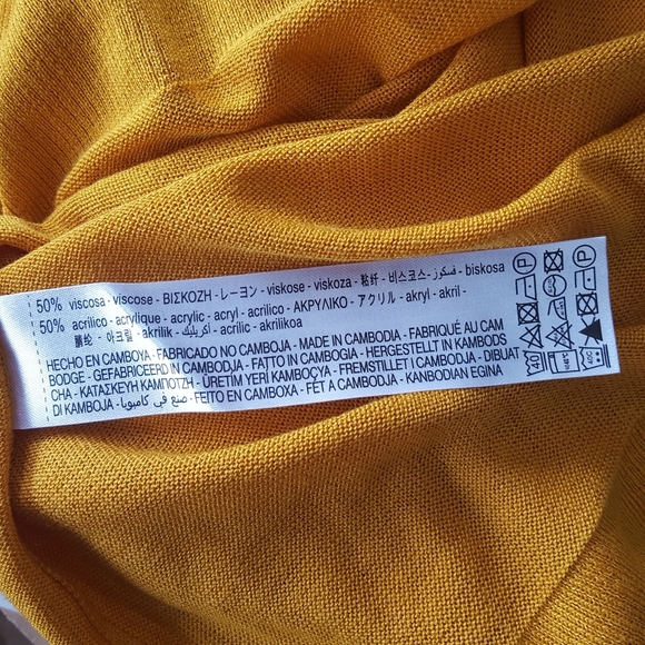 ▪︎Zara▪︎Basic Mustard Knit Sweater - Picture 6 of 7